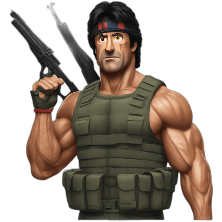 Rambo Stallone emoji