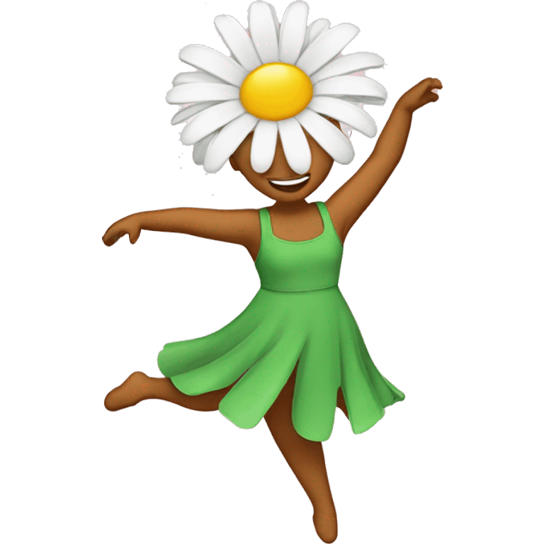 Dancing daisy emoji