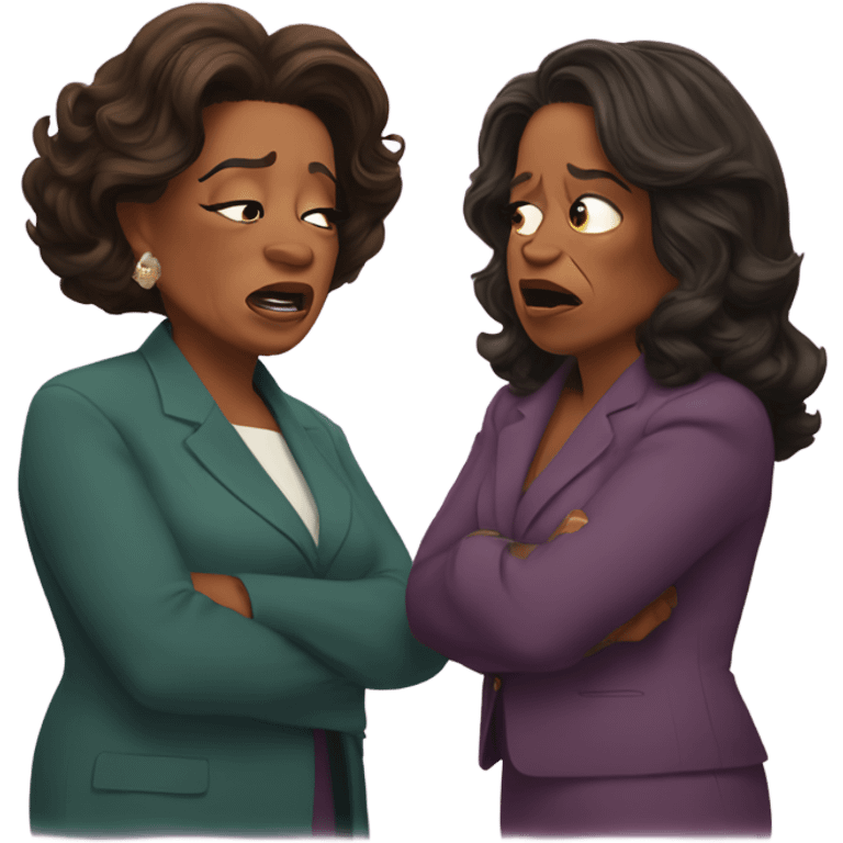 Oprah and Kamala crying  emoji