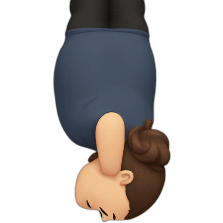 head stand emoji