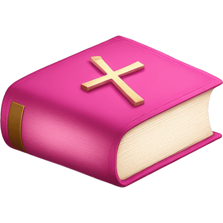 Pink Bible  emoji