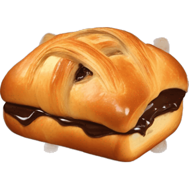 Pain au chocolat français  emoji