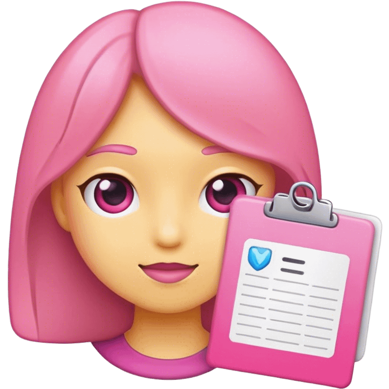 pink id documnt emoji