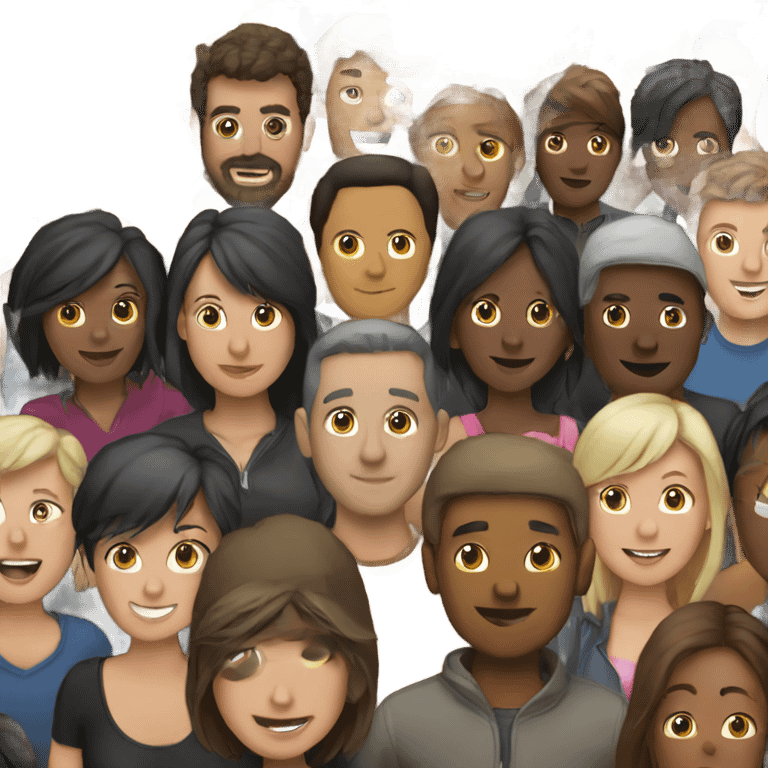 crowd of people emoji