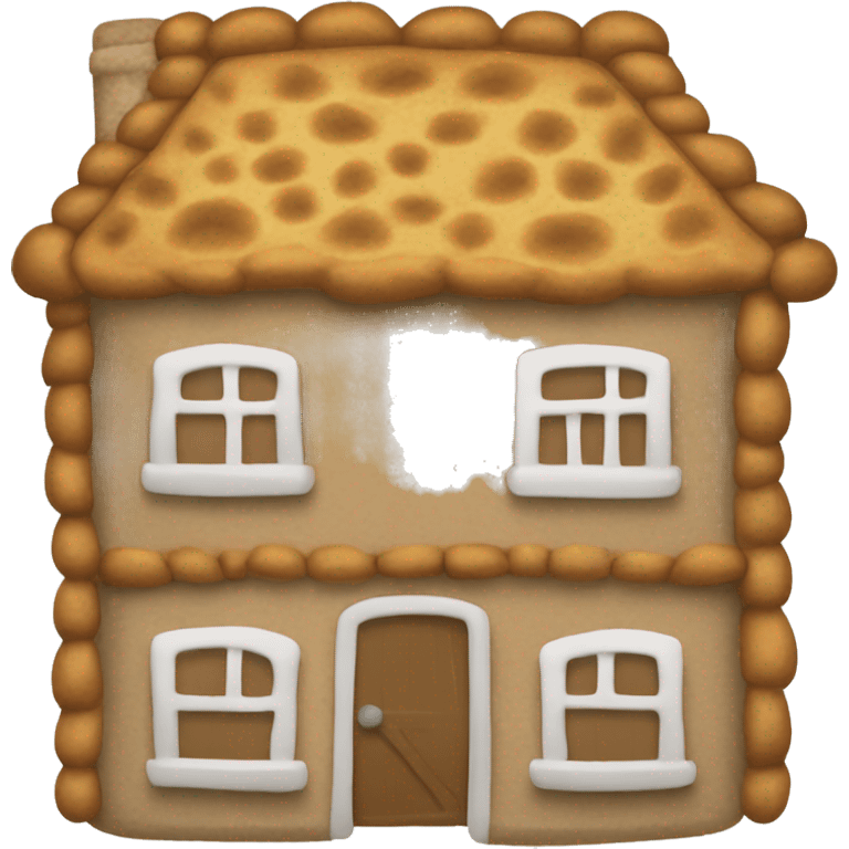 Gibgerbread house emoji