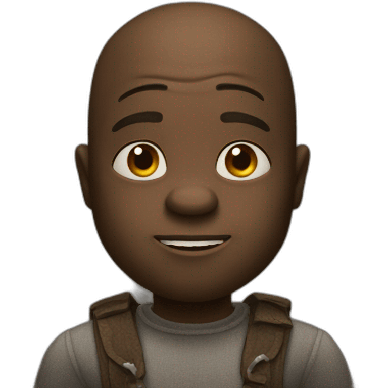 black-shrek emoji