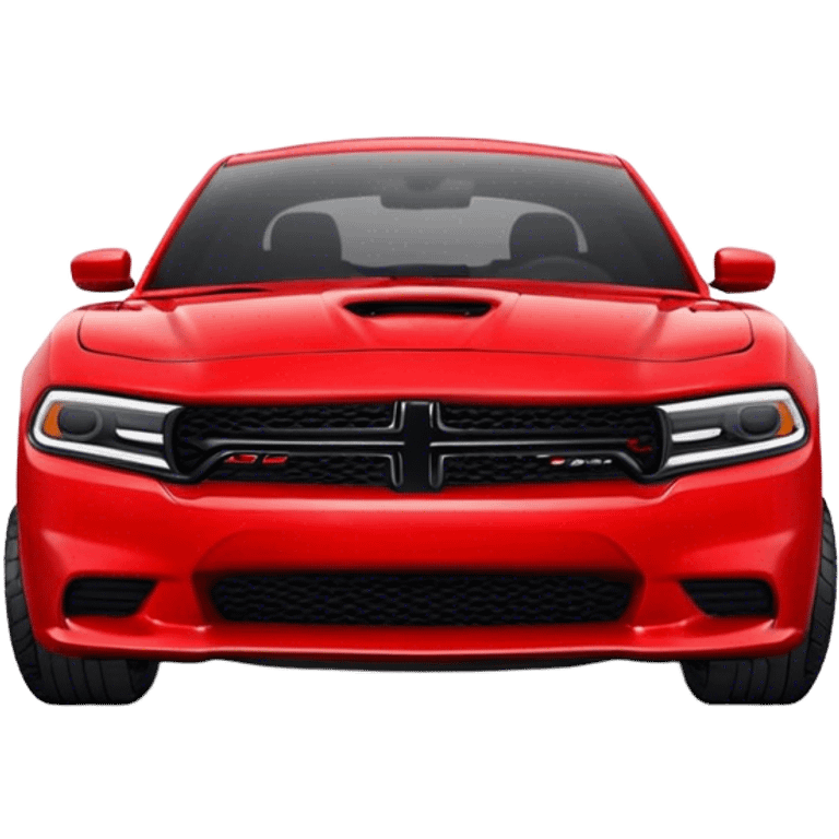 red dodge charger  emoji