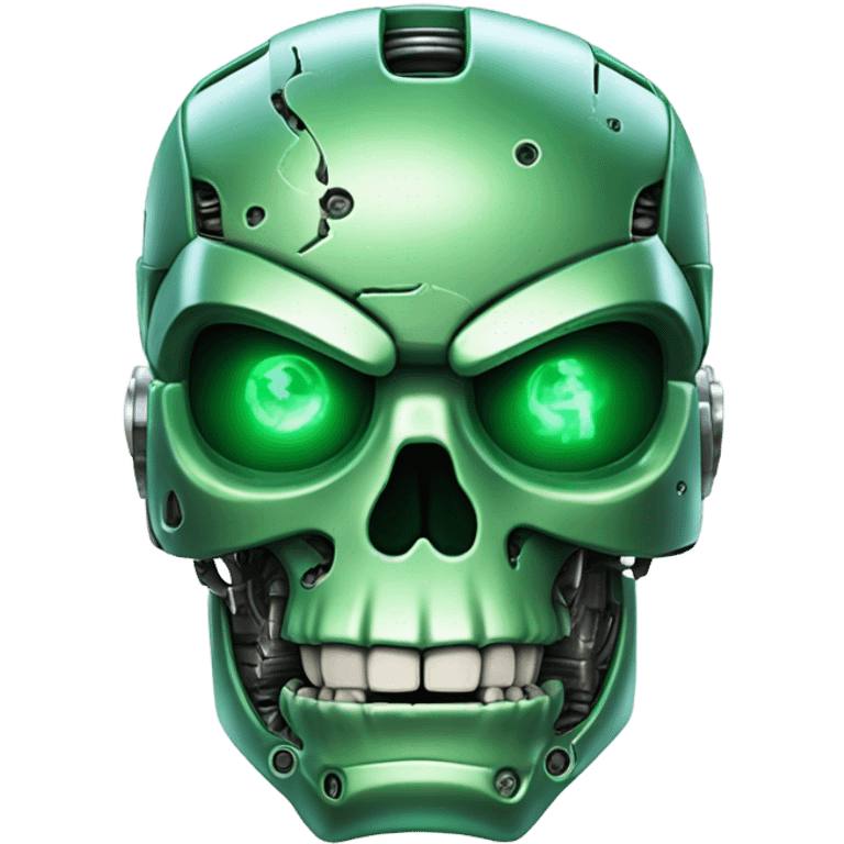 Robot Ghost Hulk Terminator Face emoji