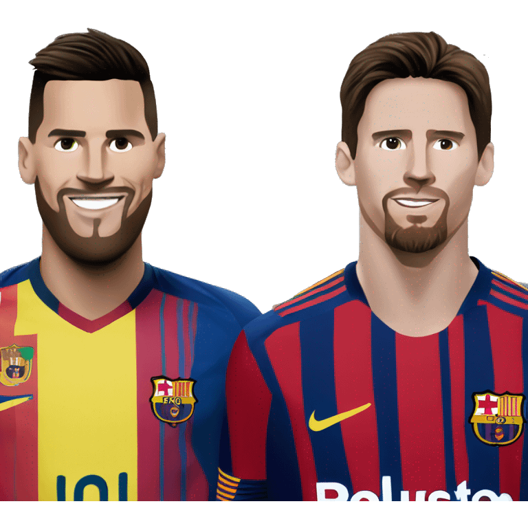 ronaldo and messi emoji