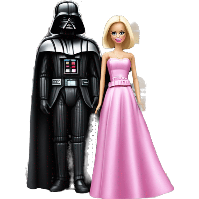 Darth Vader and Barbie’s very dusty old disturbing disgusting ghostly haunted horror dream house mansion  emoji