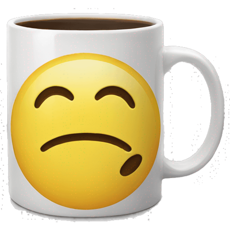 smiley coffee mug emoji