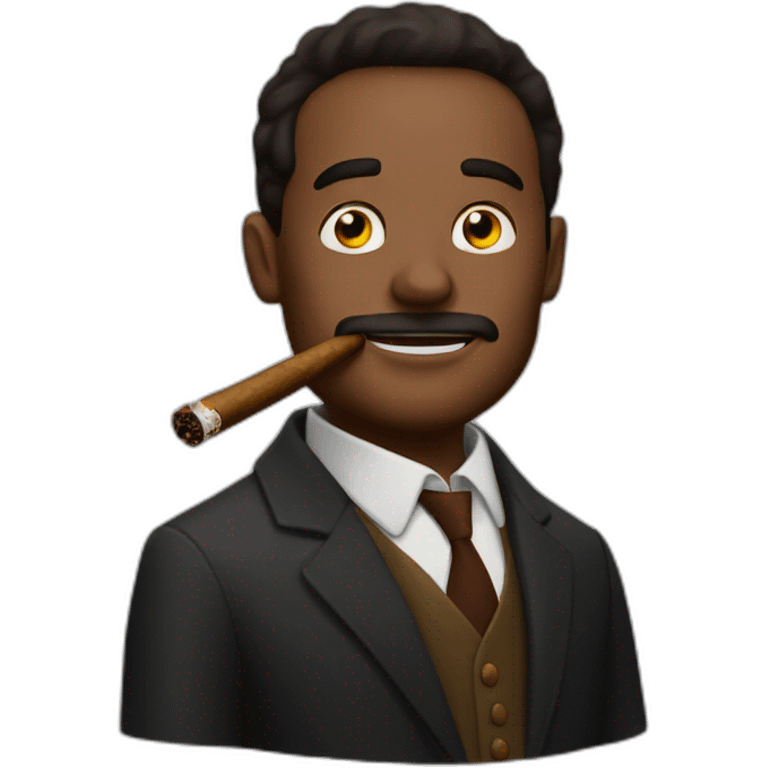 Andrew Tate smoking a cigar emoji