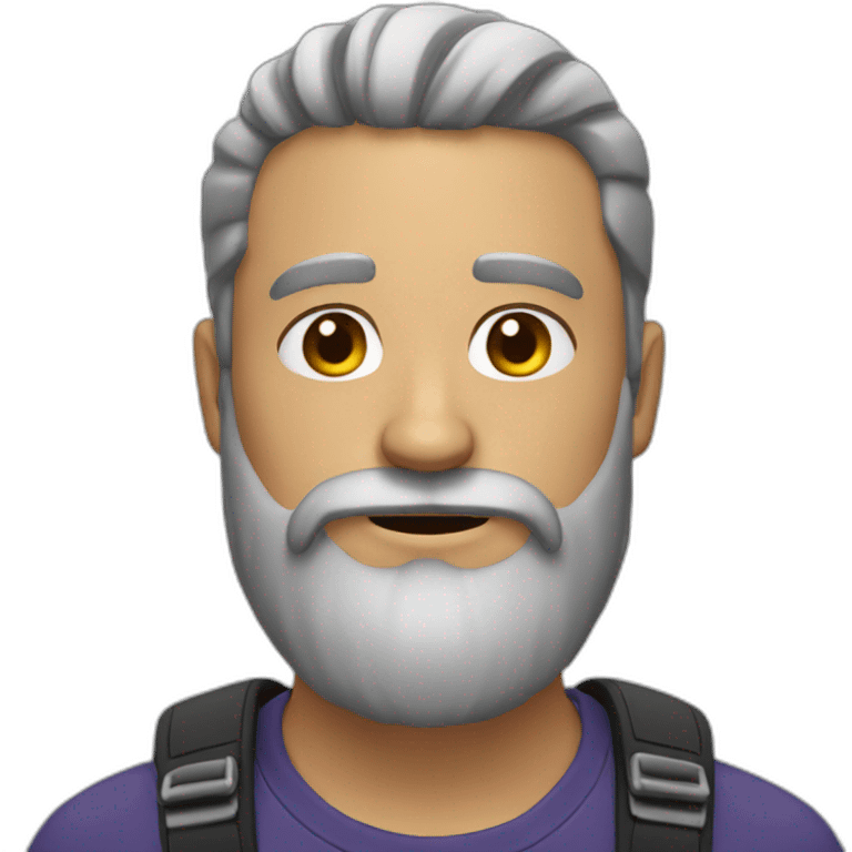 guy with a masssive beard emoji