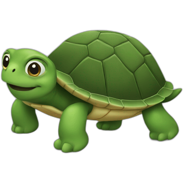 A turtle emoji