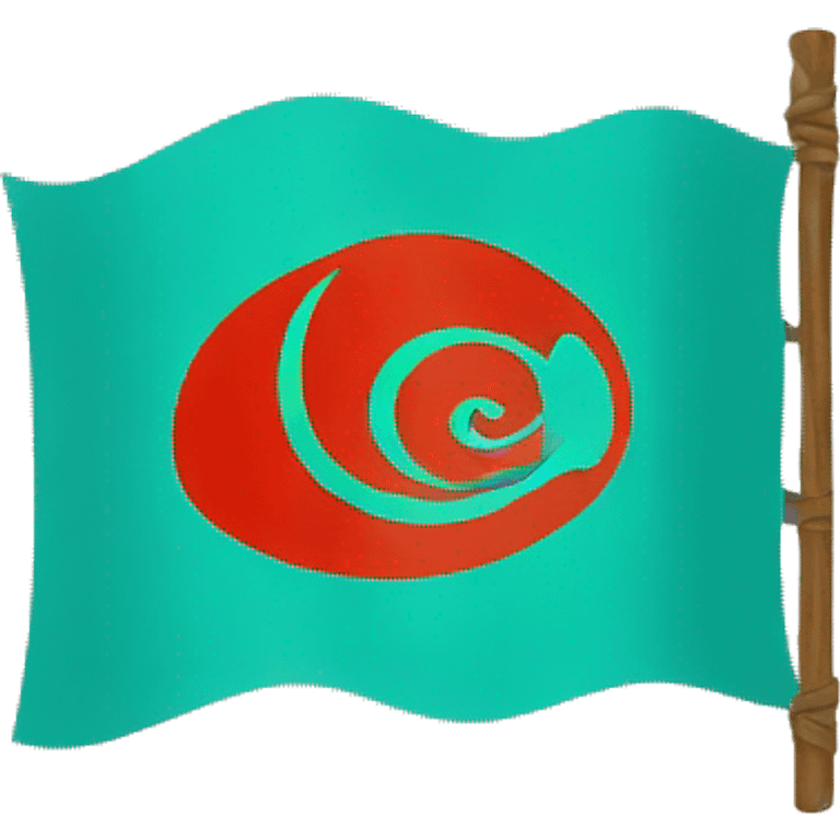 A flag emoji of the old turkic folk emoji