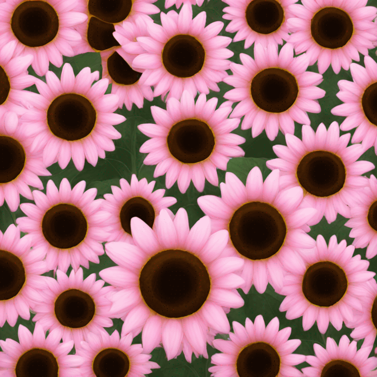 Pink sunflower  emoji