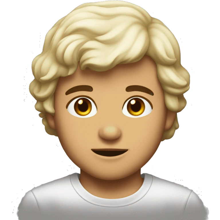 niño delebrando emoji