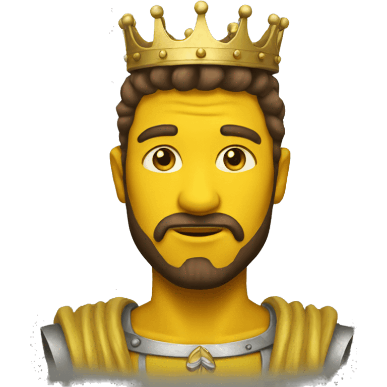 King yellow emoji