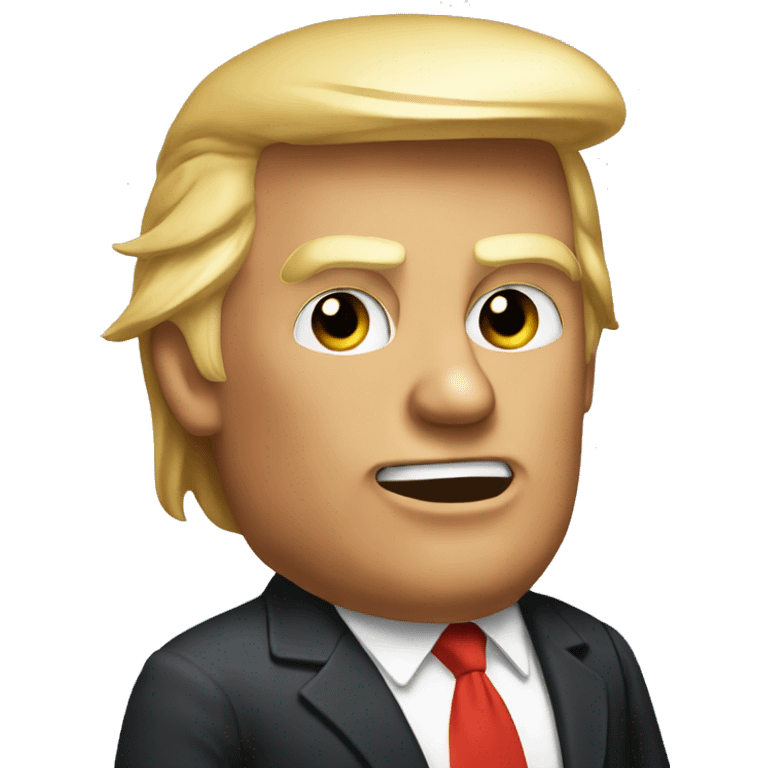 Donald Trump nerous emoji