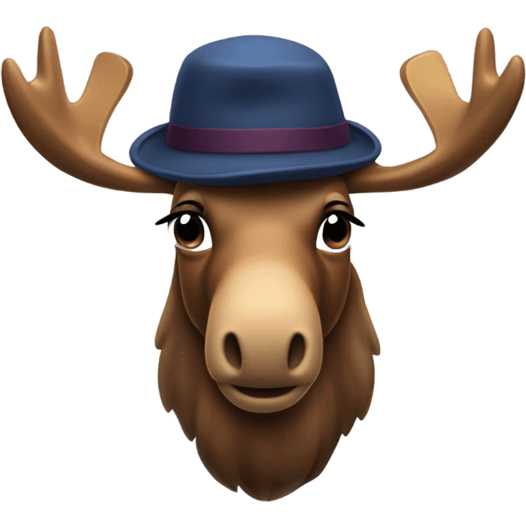 A French moose emoji