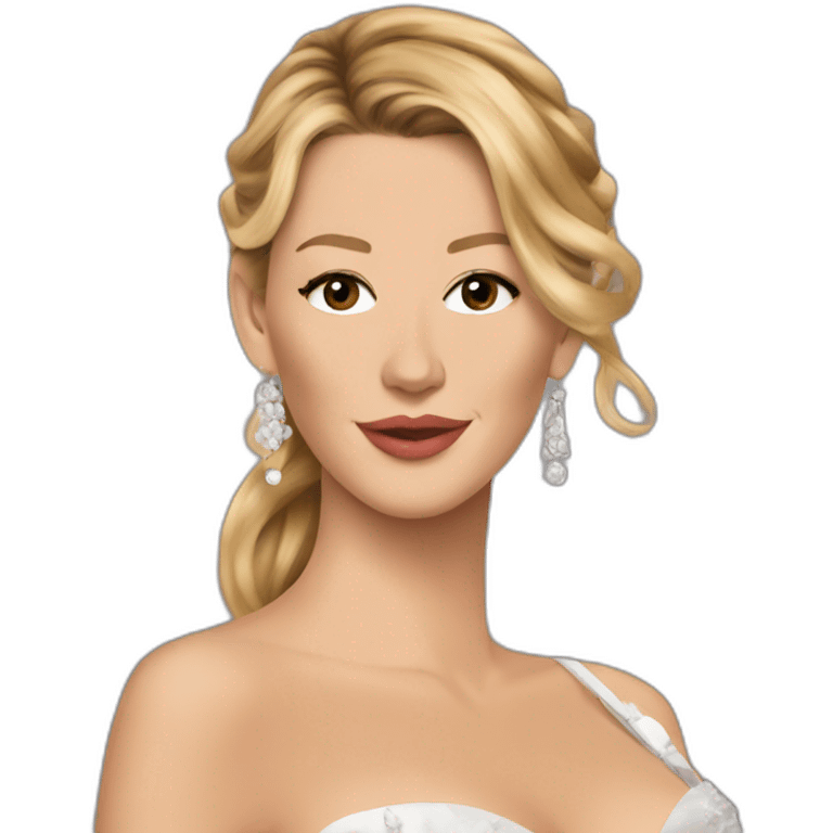 Blake lively, gossip girl emoji