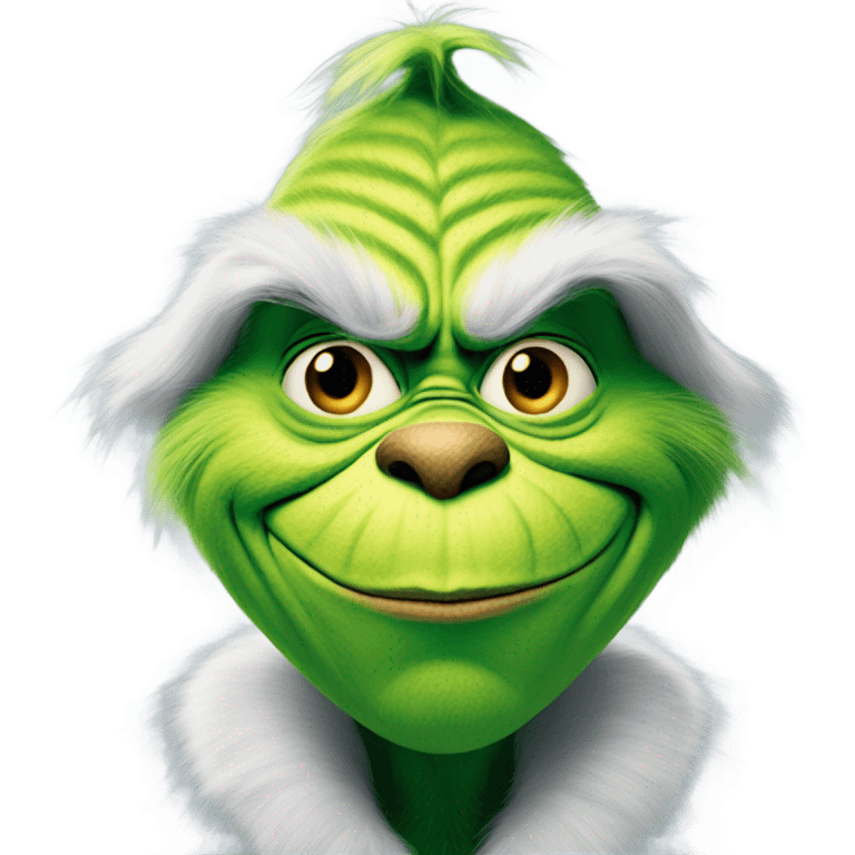 The grinch  emoji