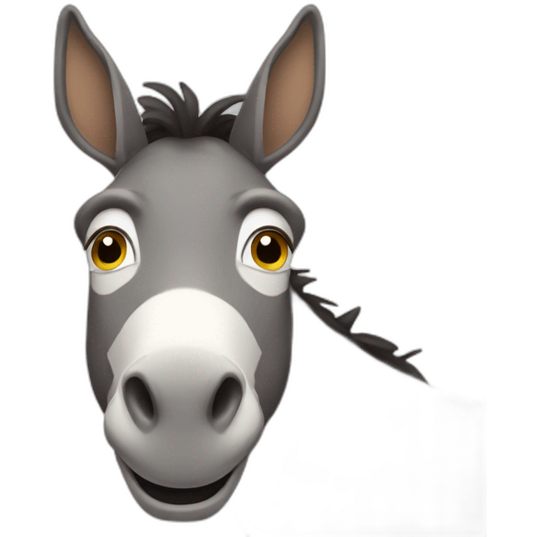 Donkey face emoji