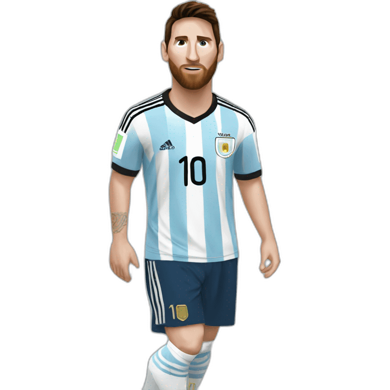 Messi argentina emoji