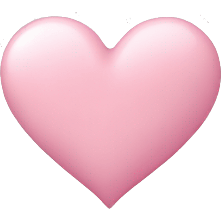 Pastel pink heart  emoji