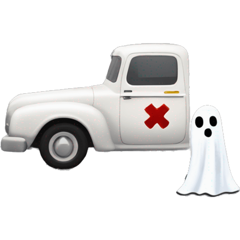 Wednesday Addams haunted dream house and ghost buster truck  emoji