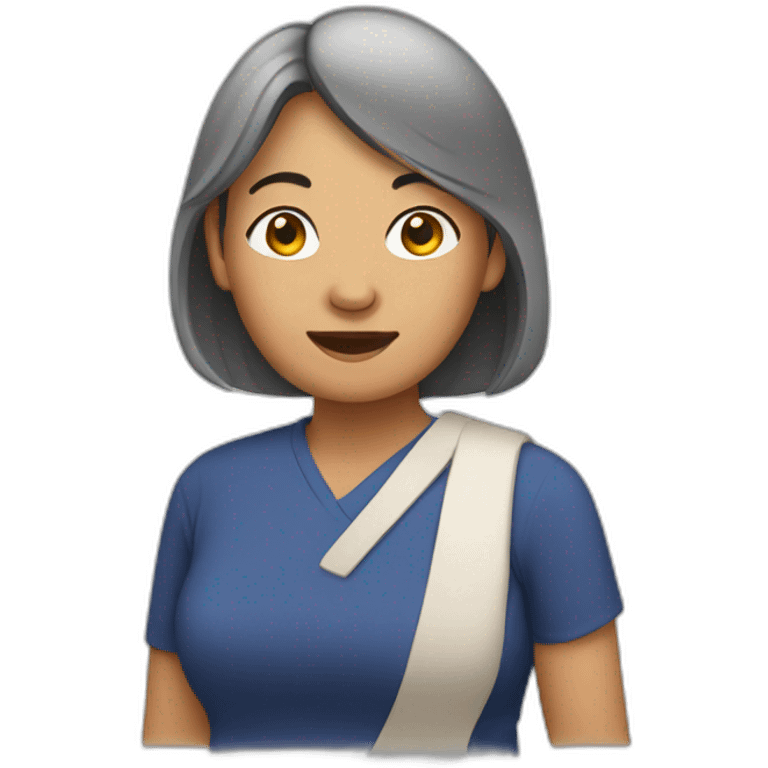 Pilipino middle aged woman emoji