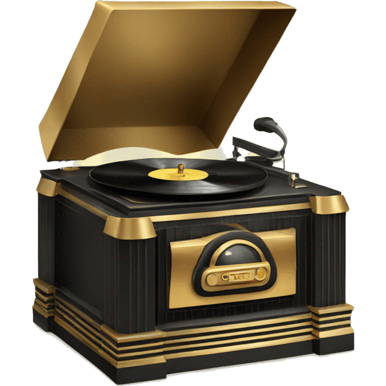 Art Deco Record Player emoji