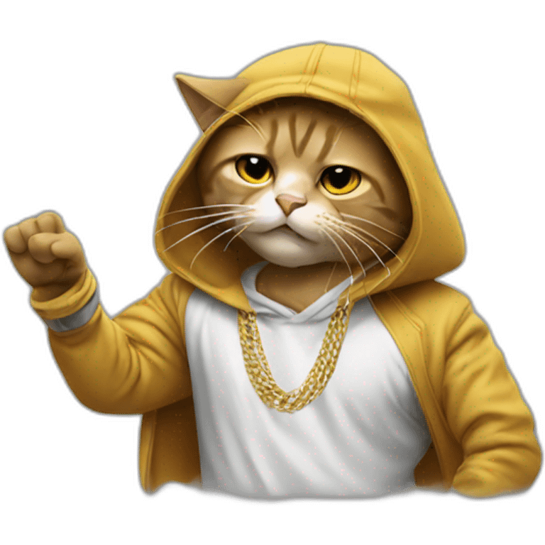 GATO RAPPER  emoji