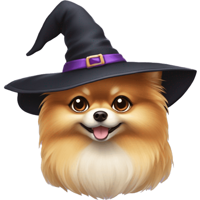 pomeranian WITCH HAT emoji