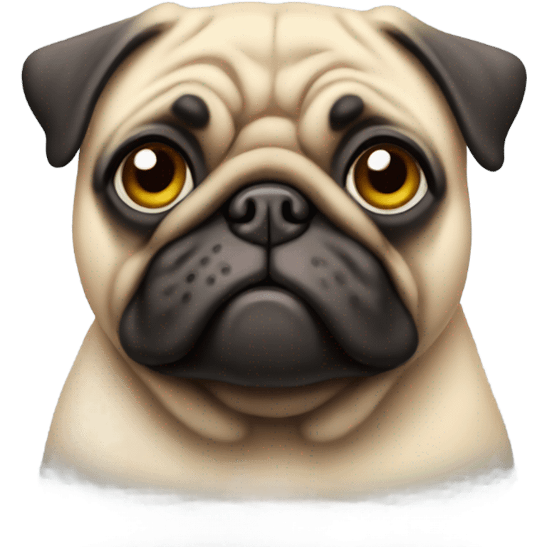 Fat pug emoji