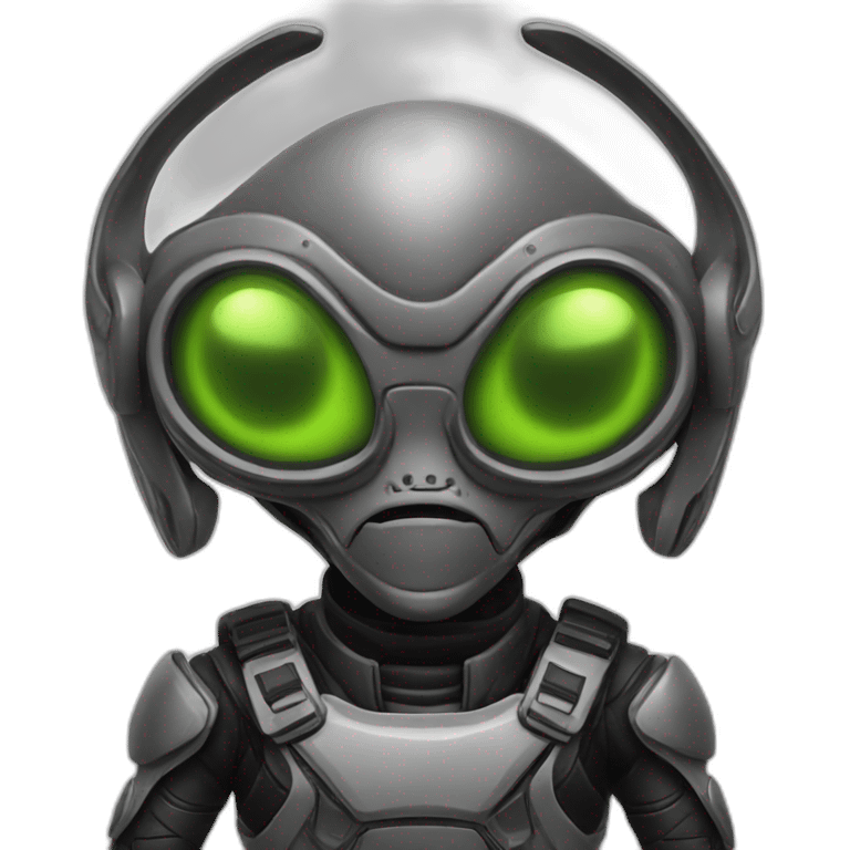 Alien in moto emoji