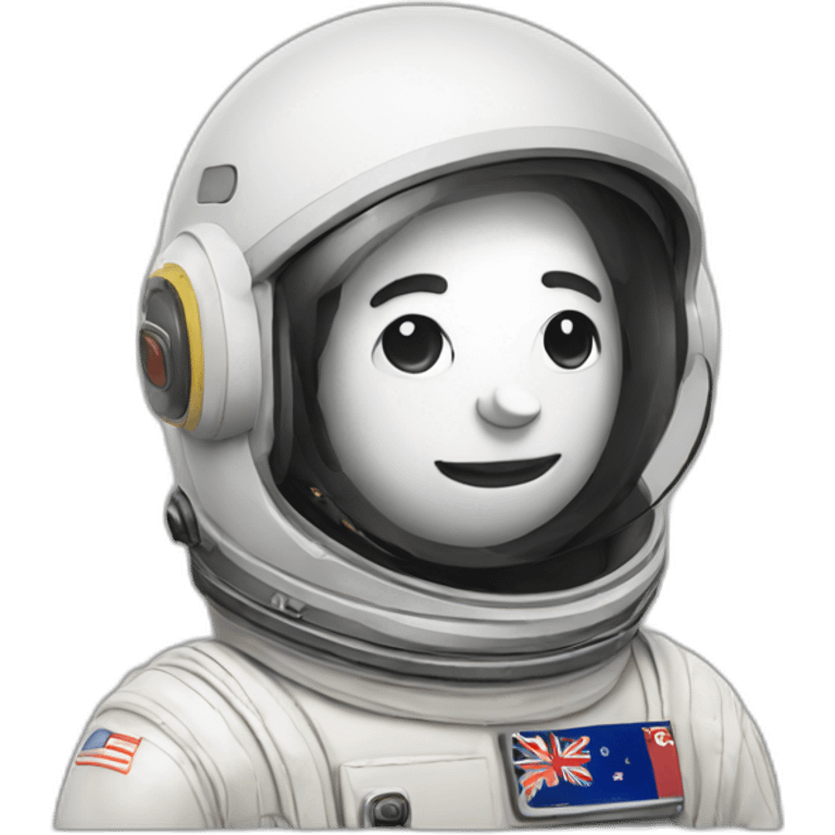 A Hipster Austronaut emoji