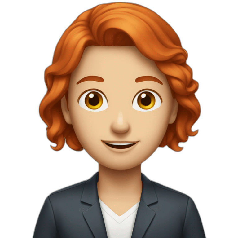 A redhead do pres emoji