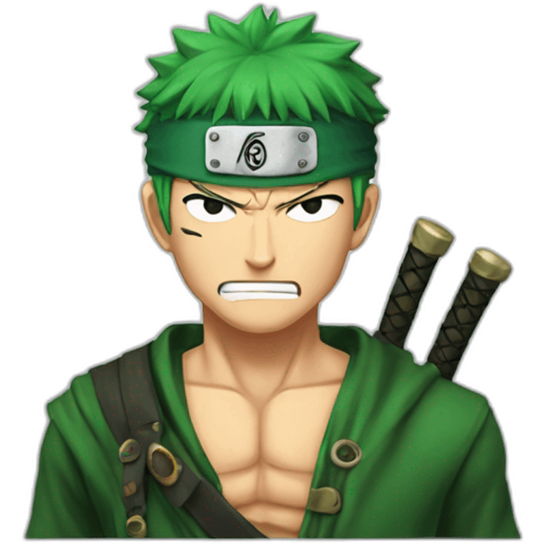 Zoro badass emoji