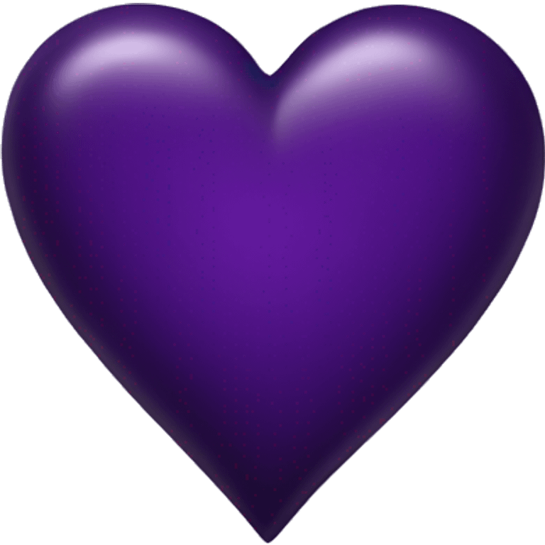 Dark violet heart emoji