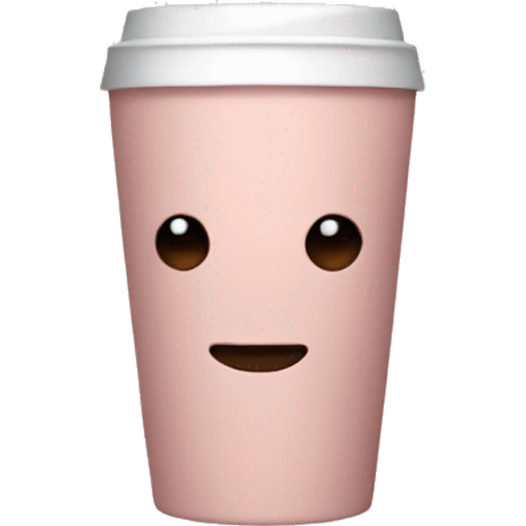 Light pink coffee  emoji