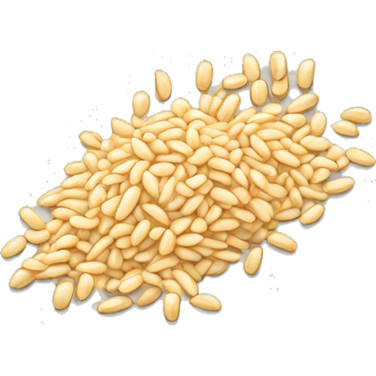 three rice grains emoji