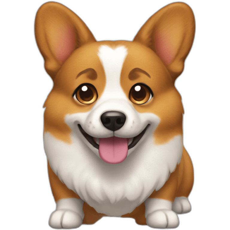 poop corgi emoji