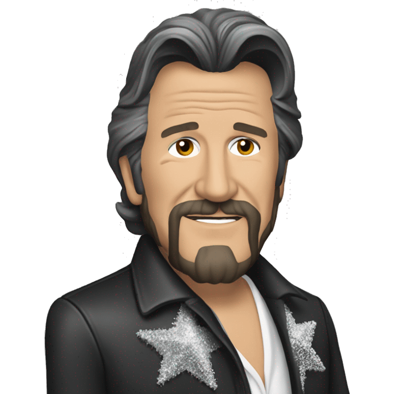 Waylon Jennings Christmas  emoji