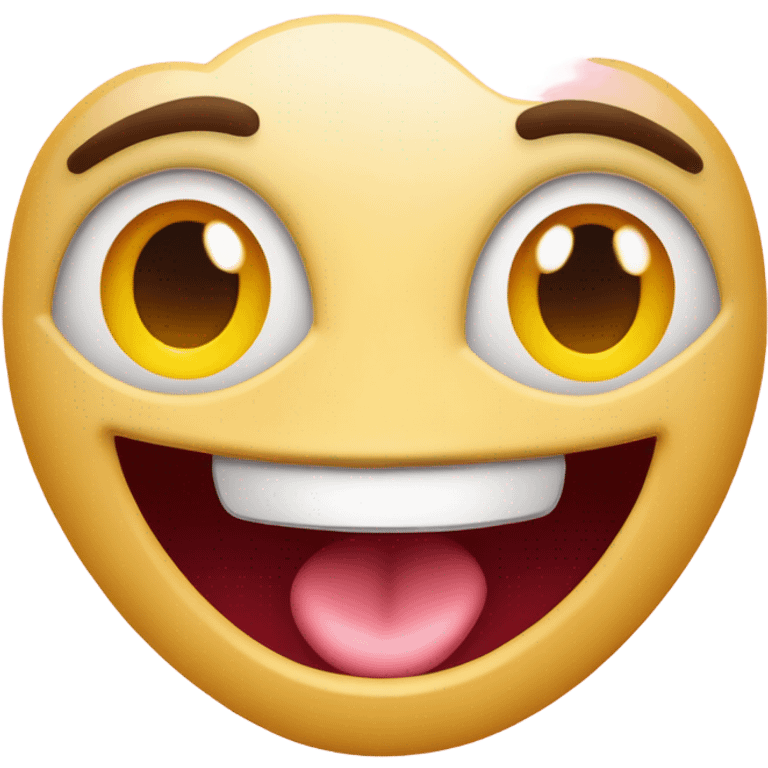 Love emoji with excitement  emoji