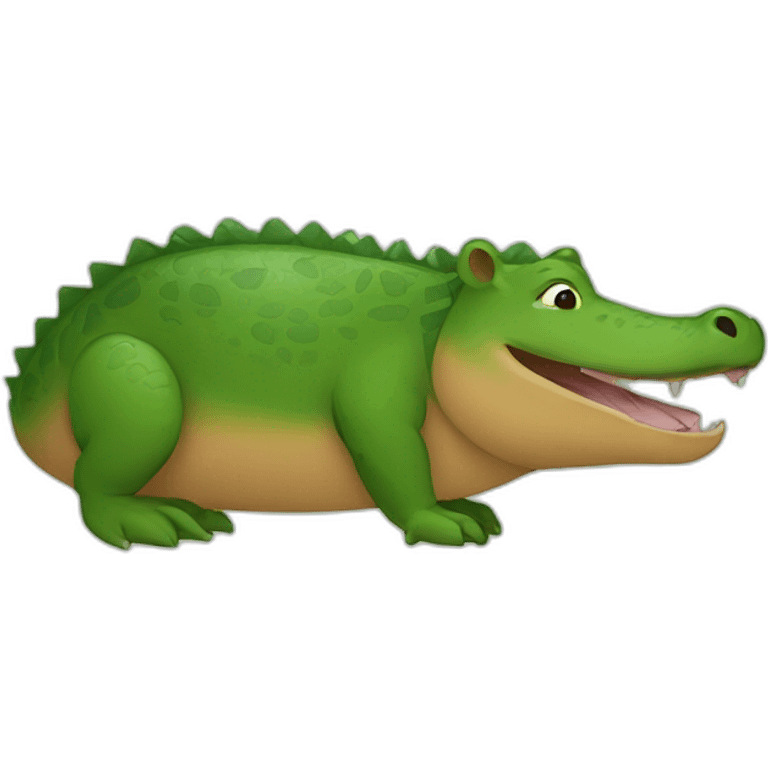 alligator with capybara emoji