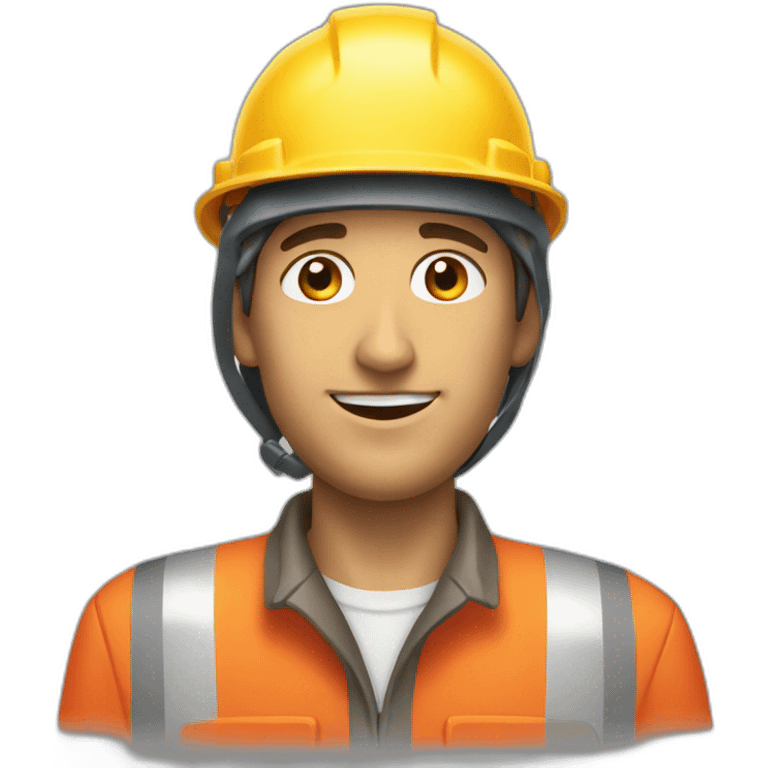 casque de chantier rouge emoji