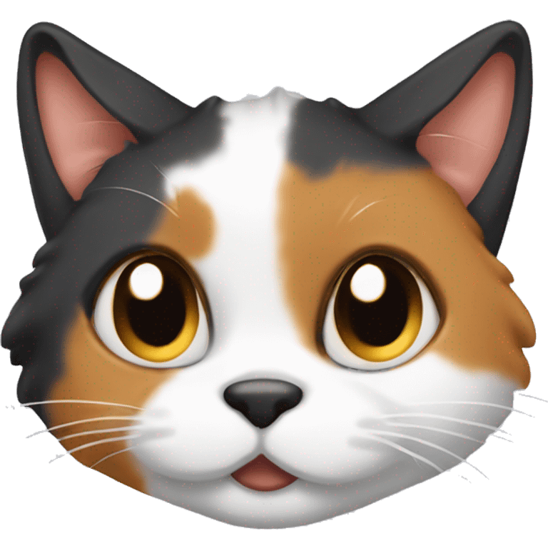 Calico with stumpy tail  emoji