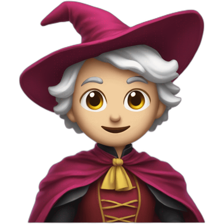 sorcier card games rouge emoji