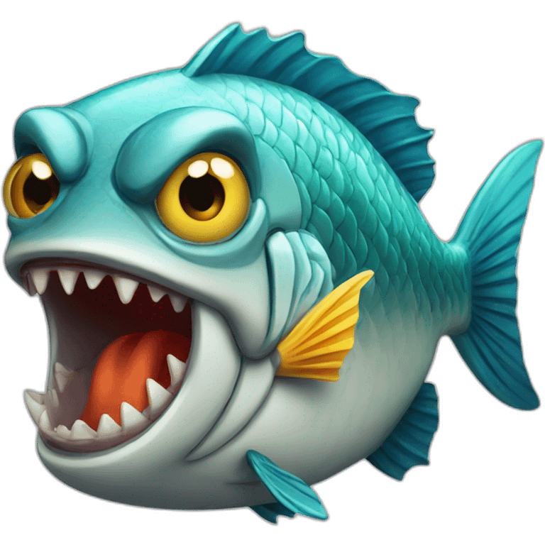 angry fish emoji